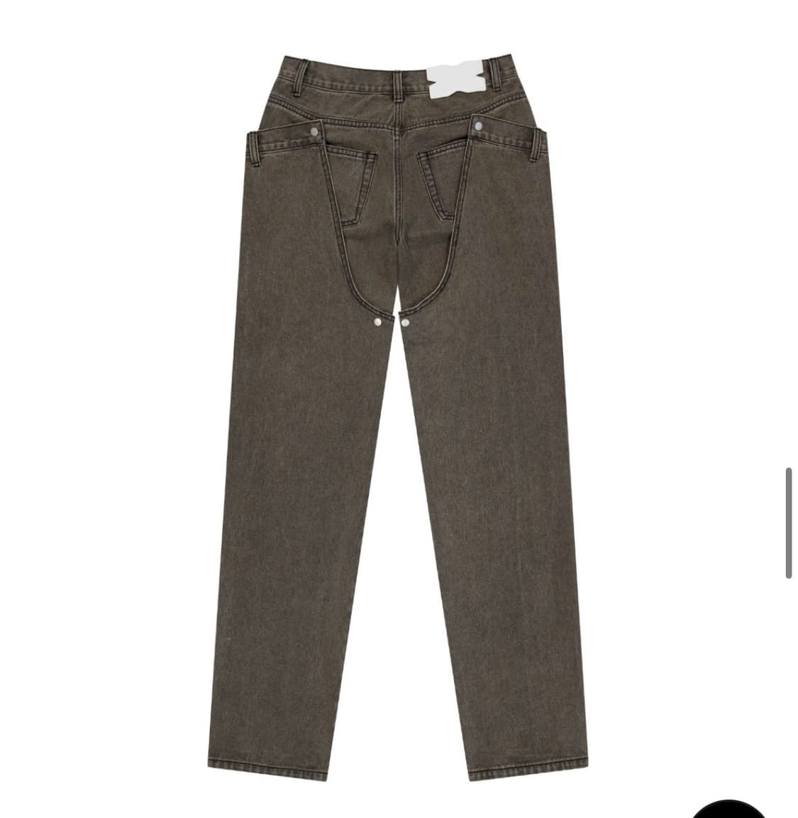 오호스 detachable button denim pants 디테쳐블 상품이미지3