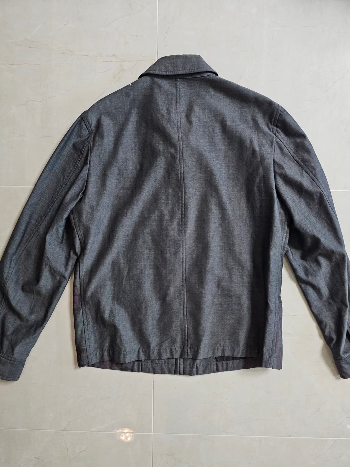 AD2001 다나카 꼼데가르송 옴므 플라워 울 자켓 상품이미지3