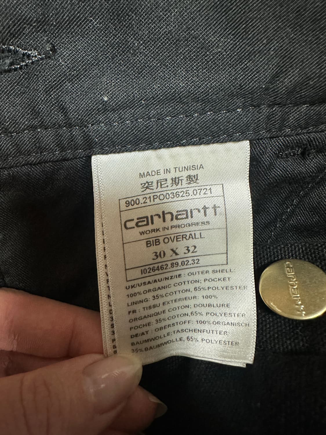 칼하트 빕 오버롤 상품이미지3