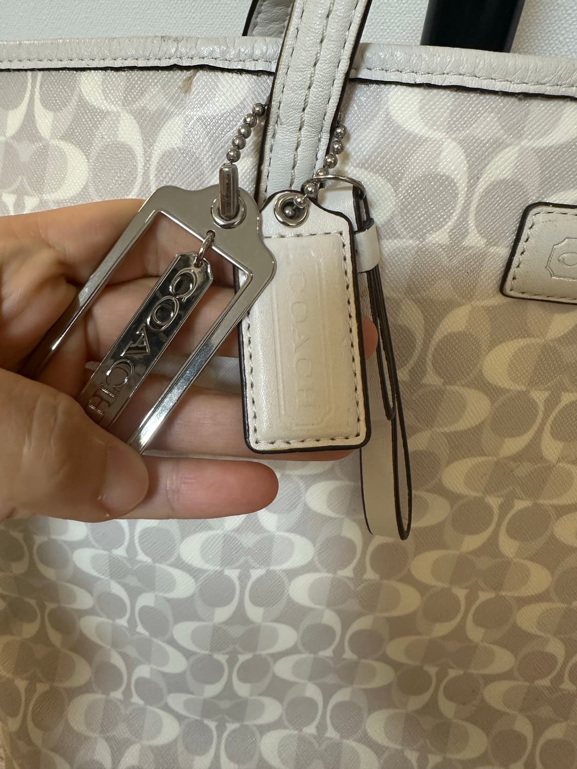 코치 coach 시티  시그니처  쇼퍼백 상품이미지7