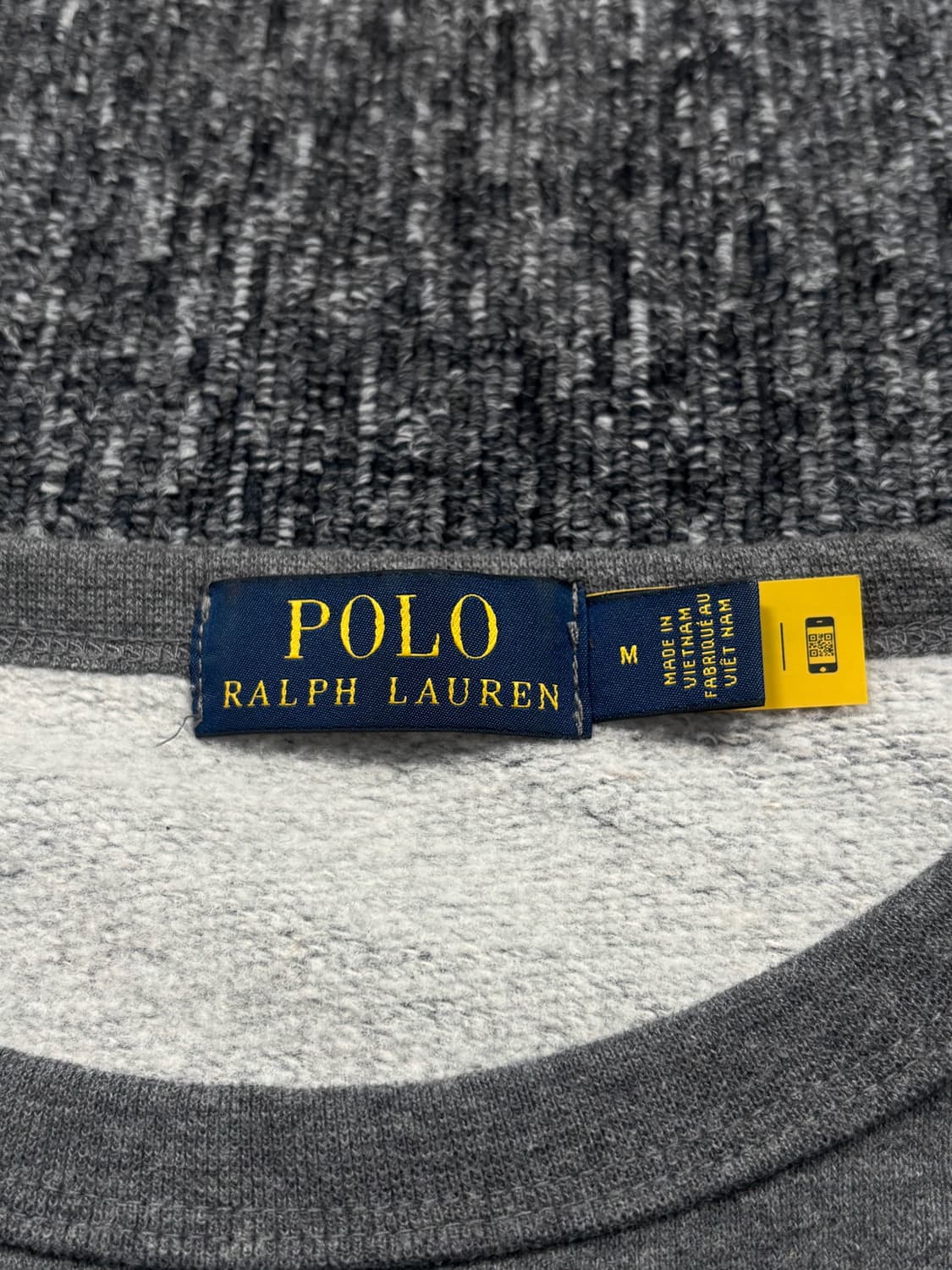 폴로 그레이 플리스 레터맨 스웻셔츠 상품이미지5