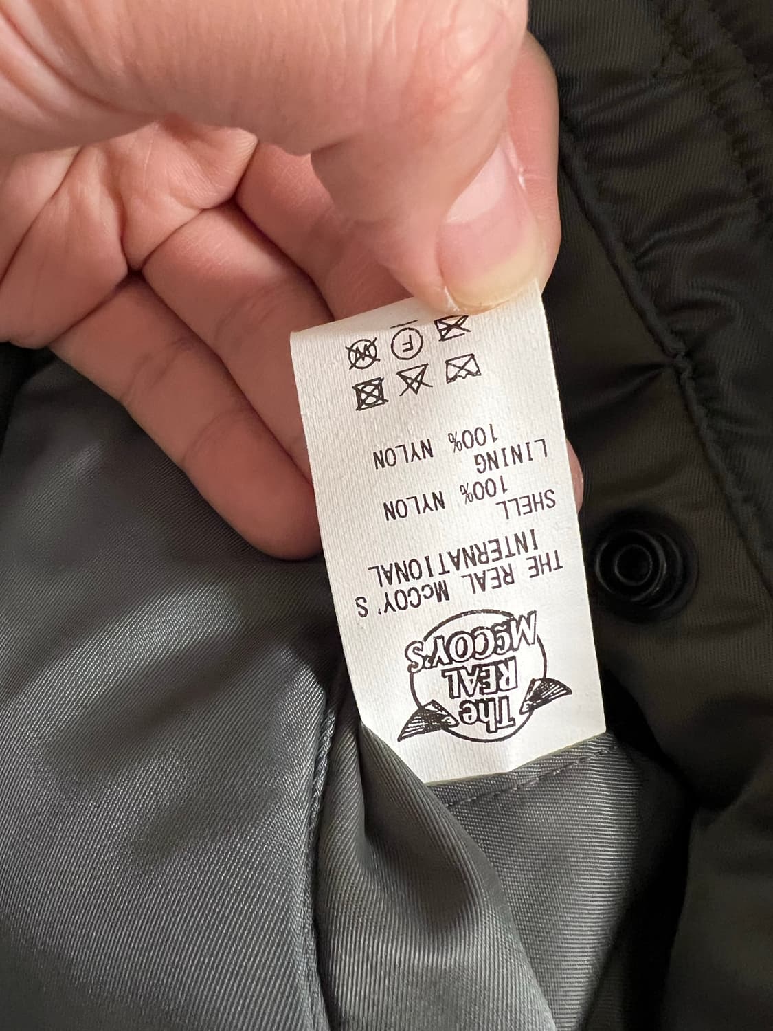 리얼맥코이 MA-1 MJ25112 M사이즈 노데칼 새상품 상품이미지5