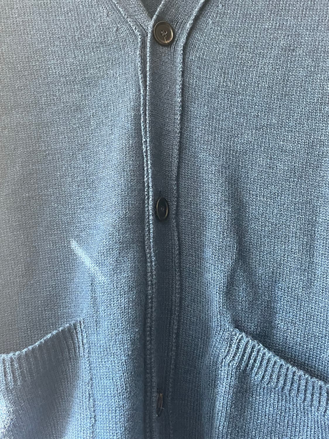 LEIMAN 프리미엄 메리노울100 가디건 딥블루 새상품 상품이미지4