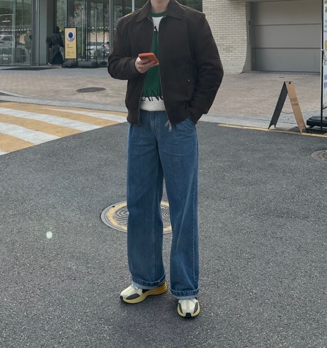 쿠이(qui) 스웨이드 블루종(50) 상품이미지4