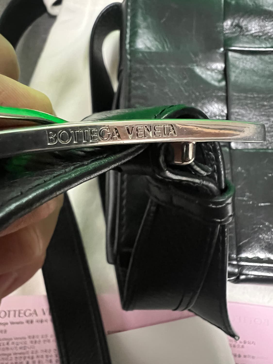 보테가베네타 카세트백 블랙 상품이미지4