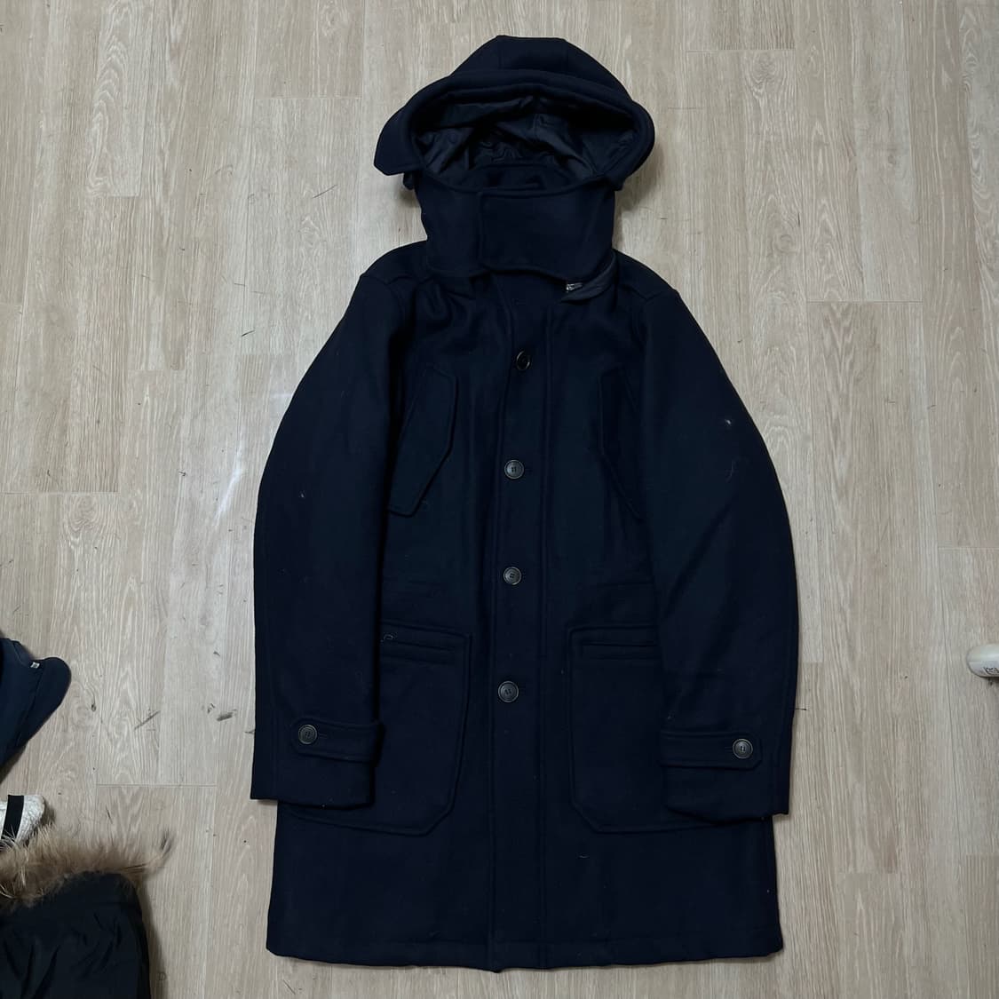 레노마 옴므 남성 클래식 후드 코트 L/100  상품이미지1