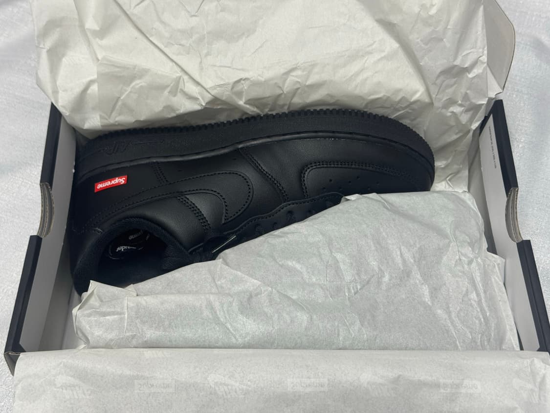 나이키 x 슈프림 에어포스 1 블랙(260) 상품이미지2