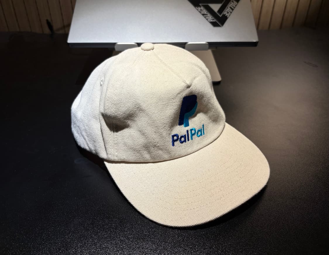 팔팔 페이팔 로고 캡 화이트 상품이미지1