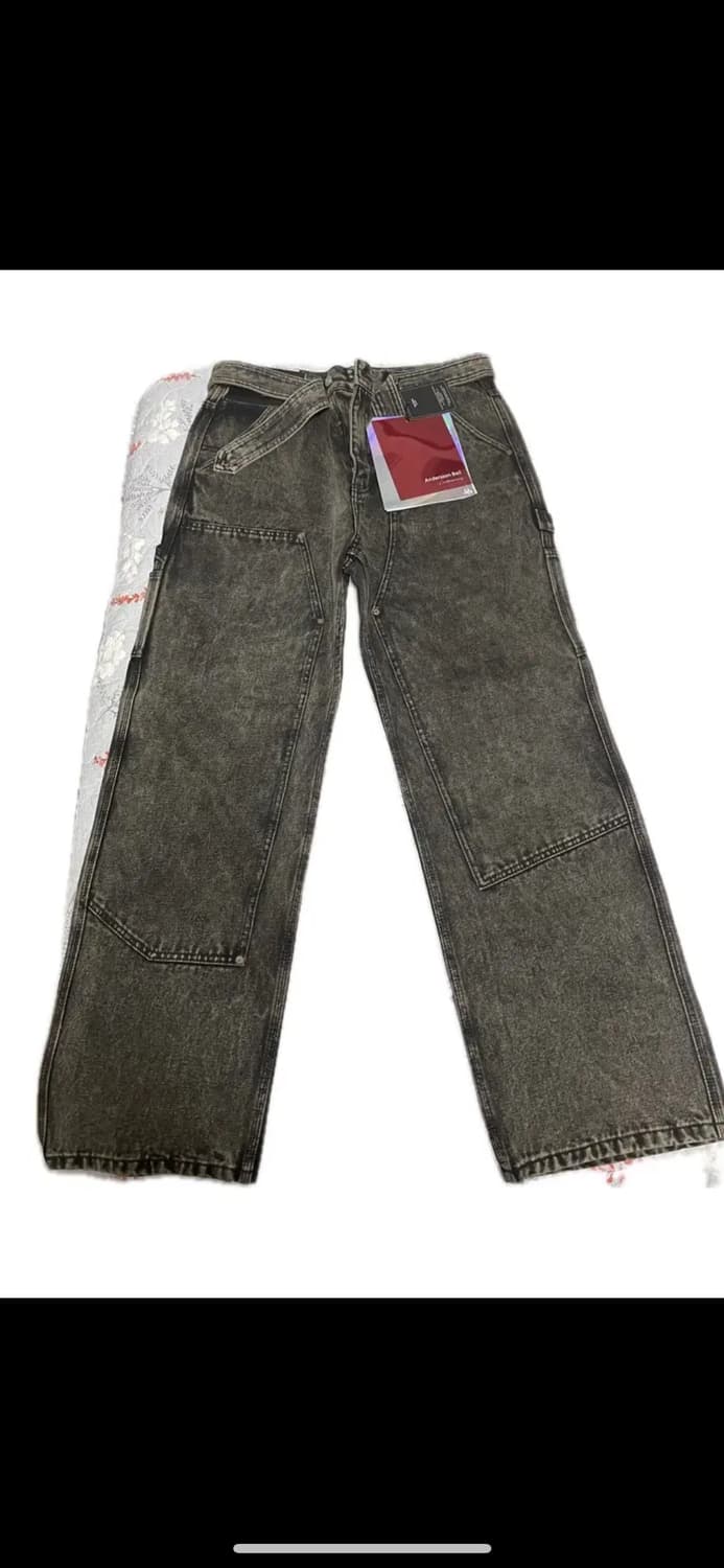 앤더슨벨 오버다이 컬러 카펜터 진 34 새상품!!!!!!!!!! 상품이미지2