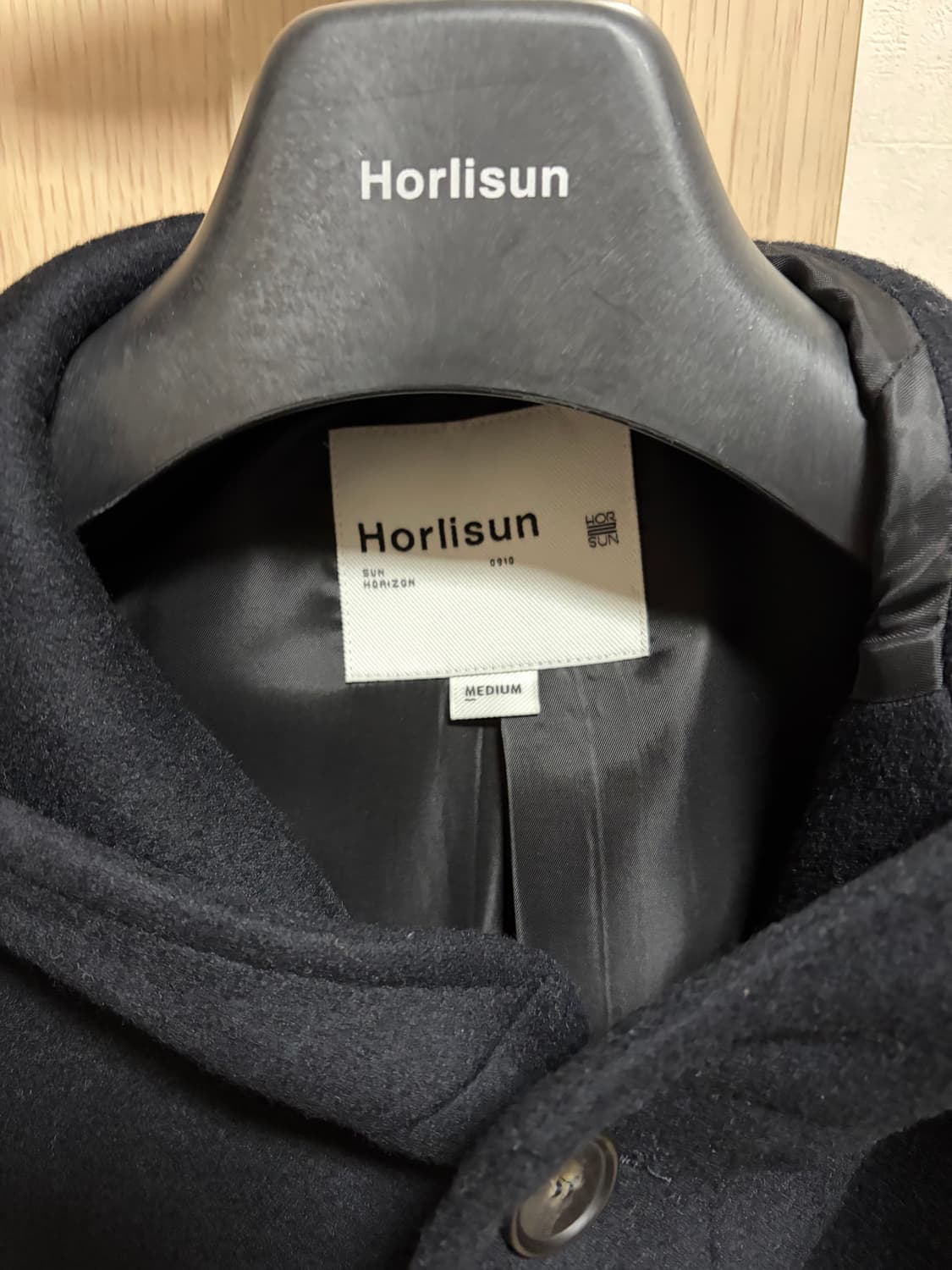 홀리선 하프코트 네이비(longgrove hood half coat) 상품이미지2