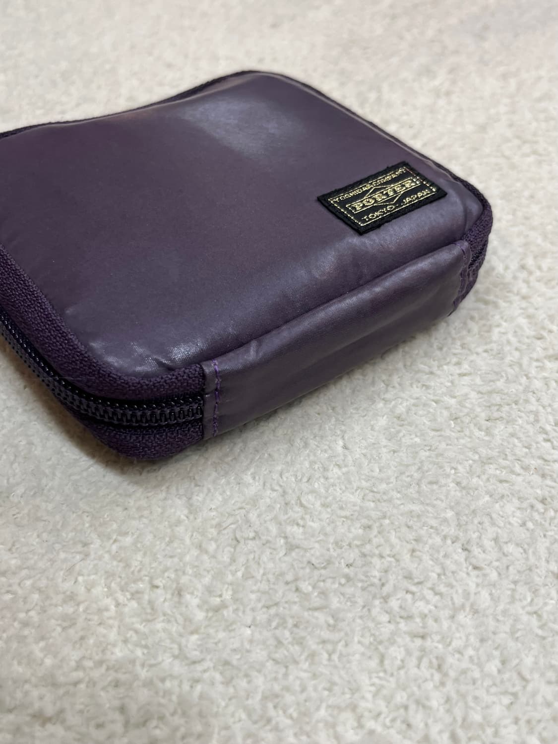 포터 도트 지갑 퍼플 상품이미지6