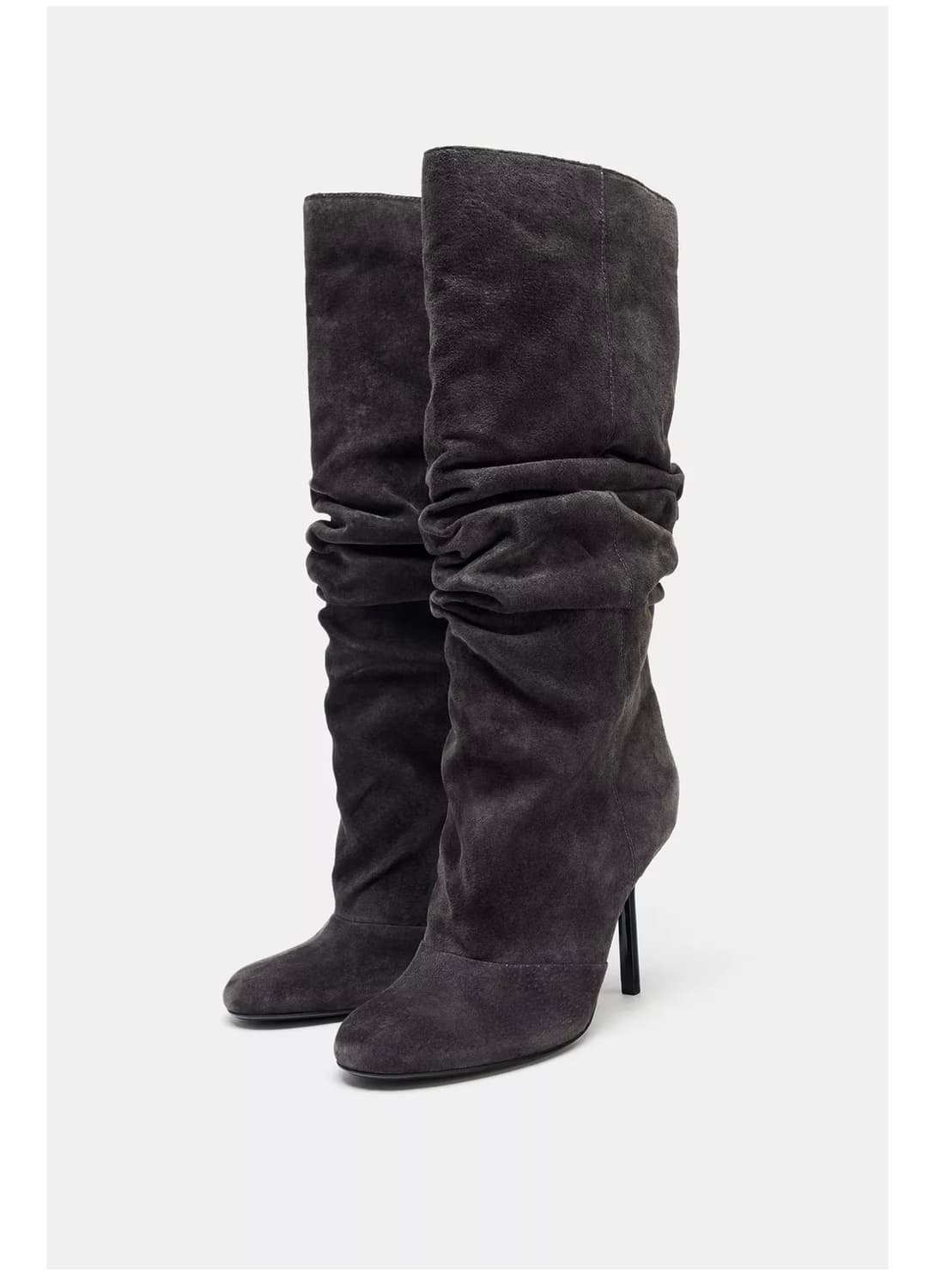 (새상품) ZARA 셔링 레더 부츠 상품이미지2