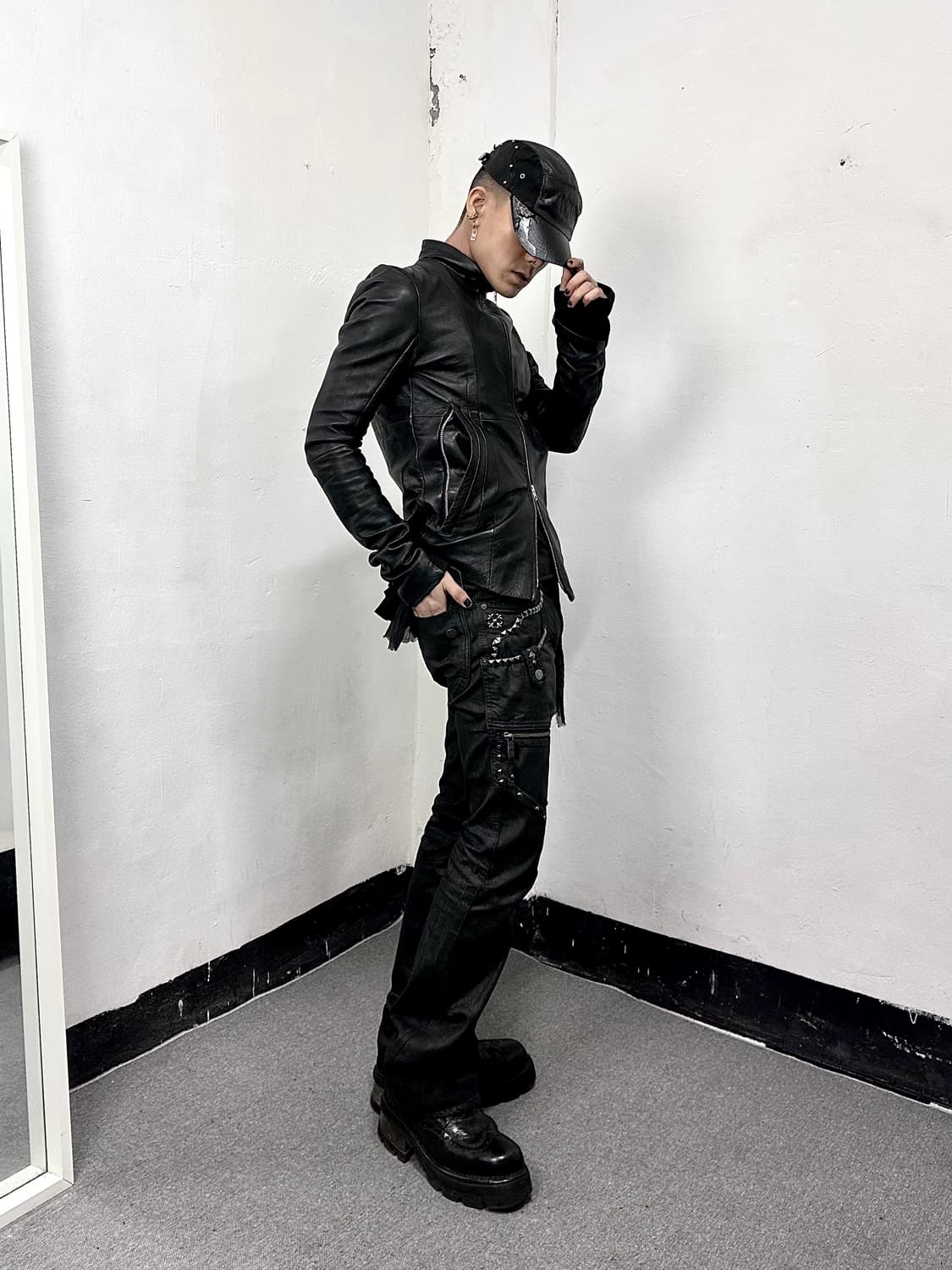(MPH) coated multi pocket bootcut jeans 상품이미지4
