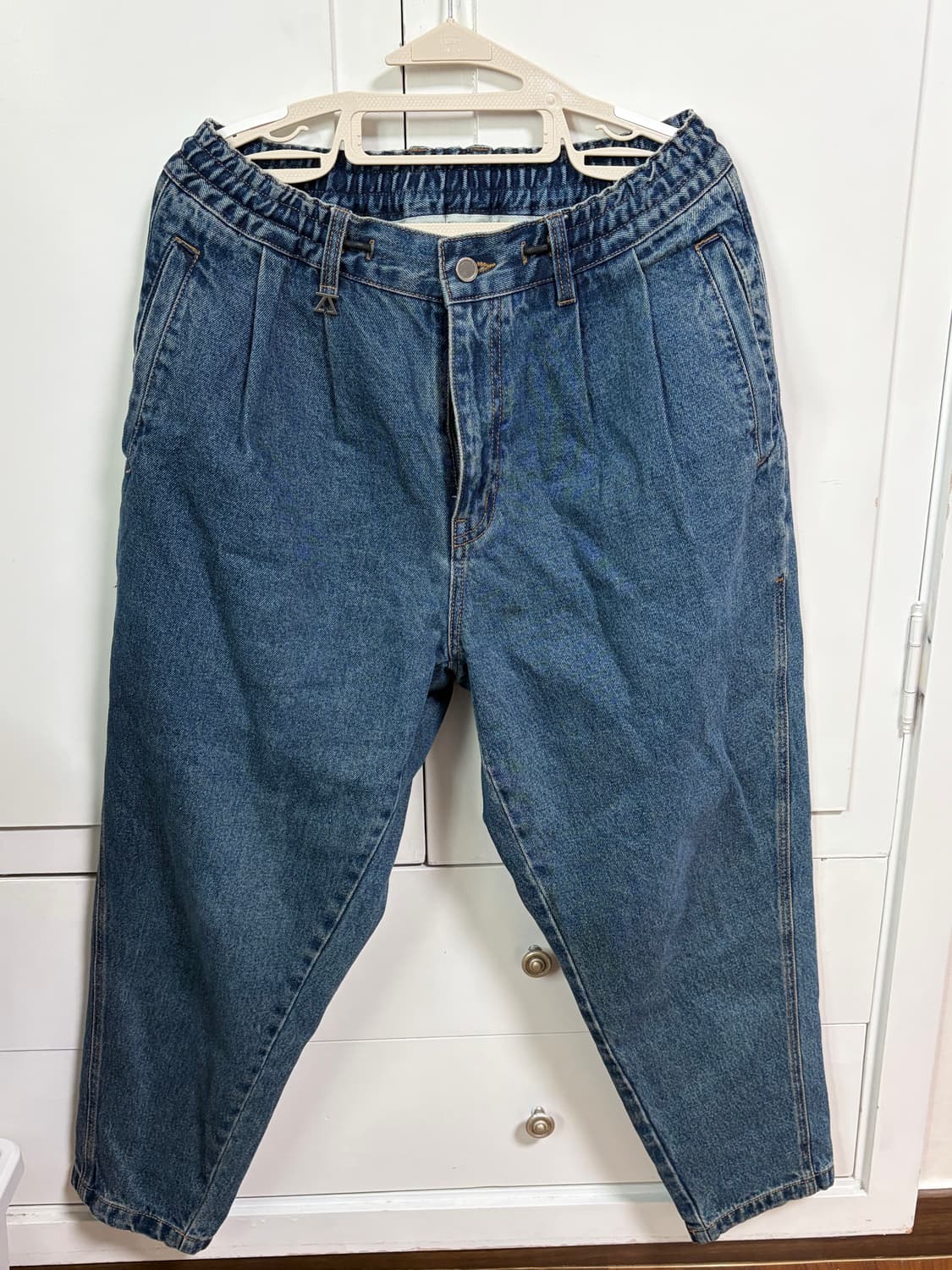 [지오송지오] 원턱 코쿤 데님 팬츠 82 상품이미지1