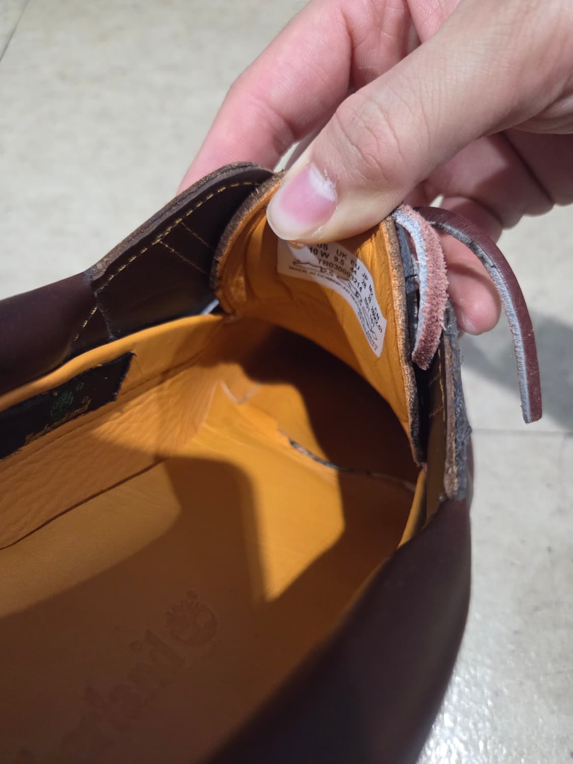 [280] 팀버랜드 3 아이 보트슈즈 브라운 상품이미지5