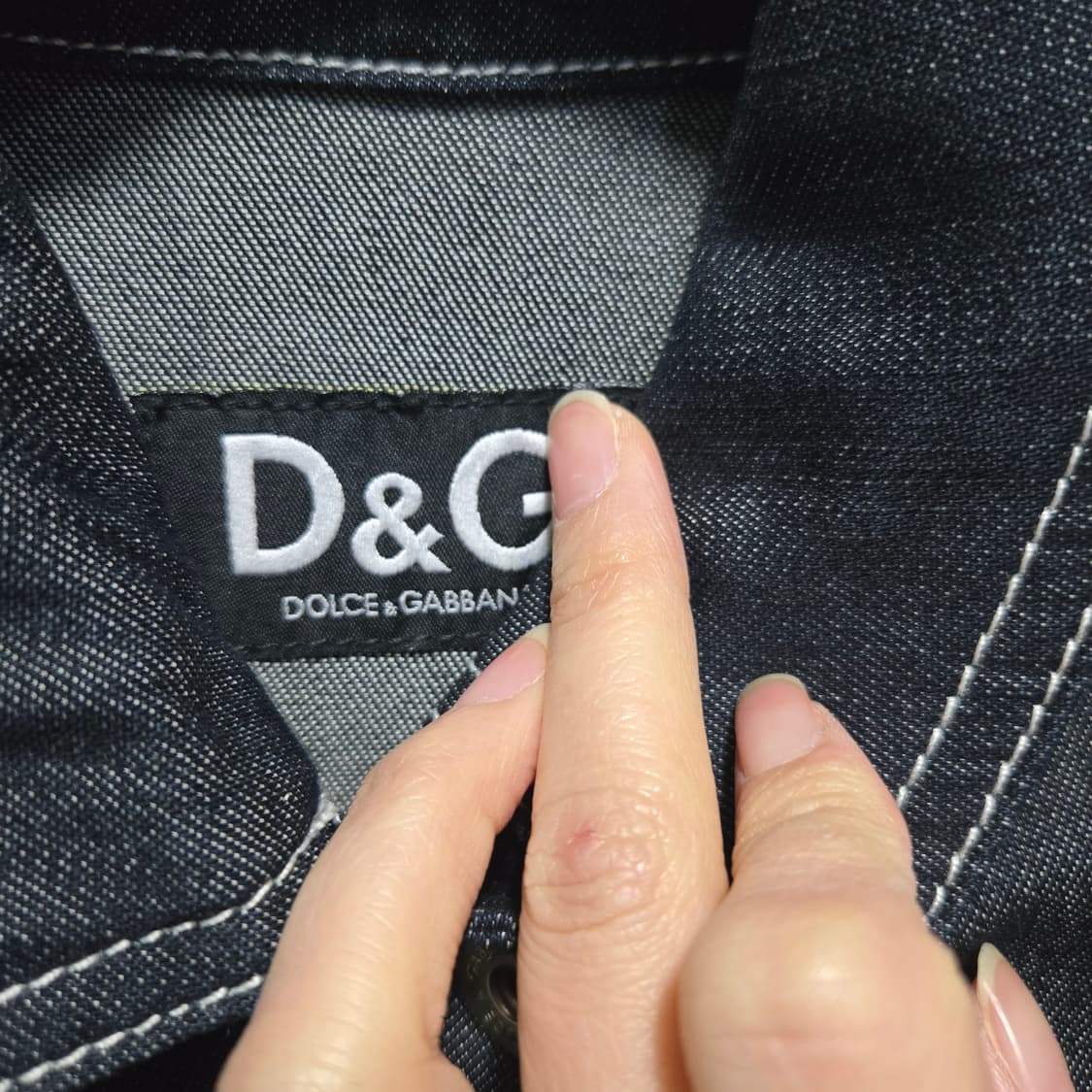 돌체앤가바나 레이스업 데님 자켓  상품이미지6