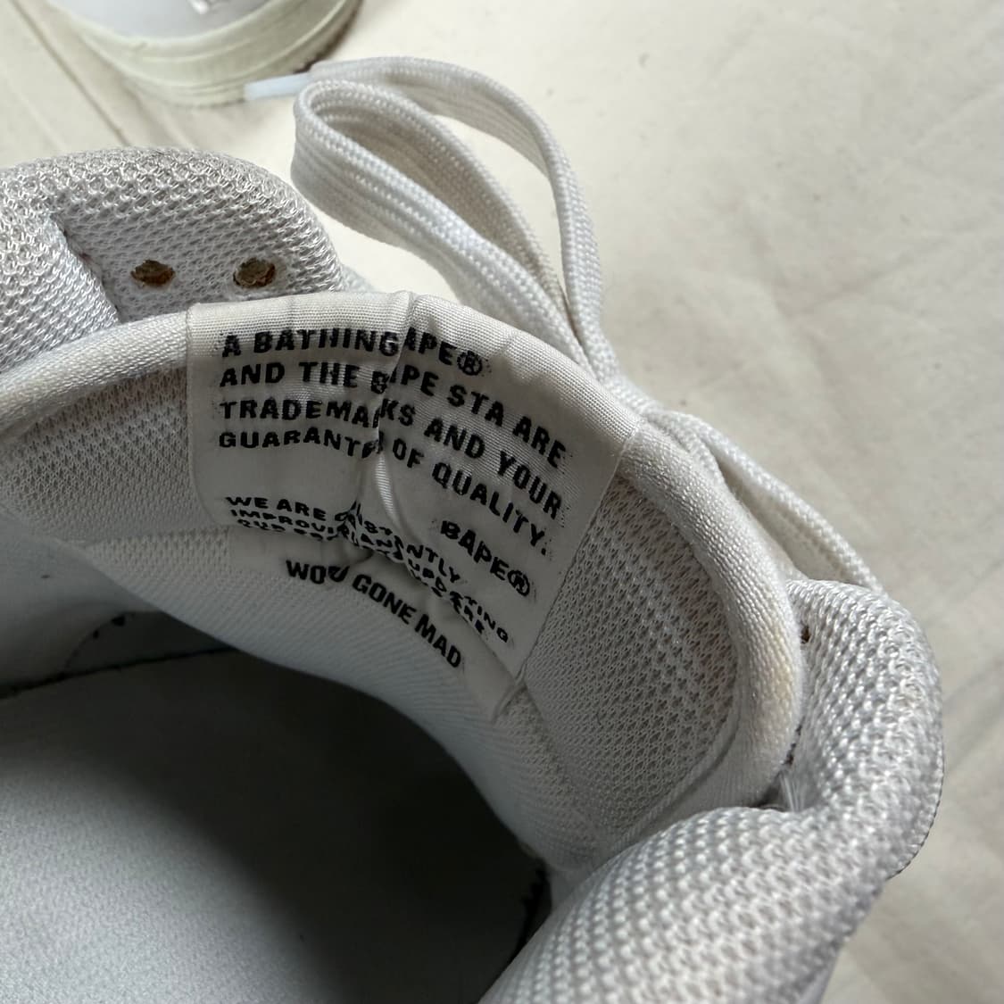 베이프스타 베이프 올백 운동화 신발 상품이미지6