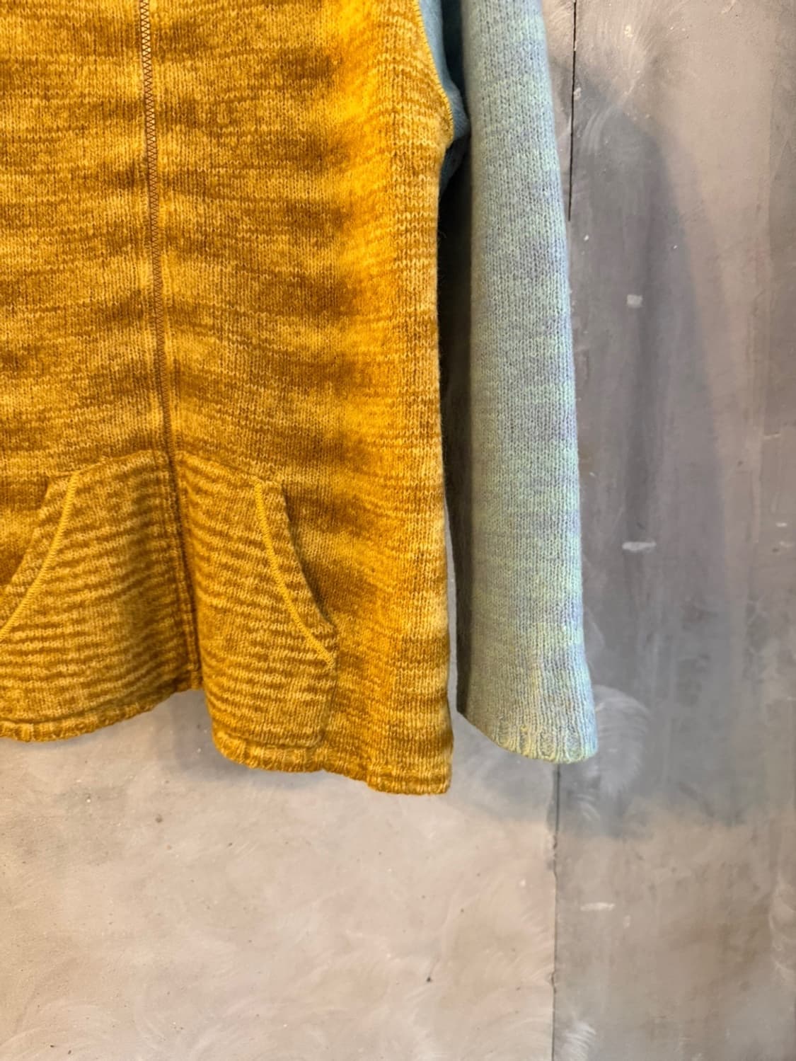 미쏘니 짚업 니트 가디건 66~77 상품이미지6