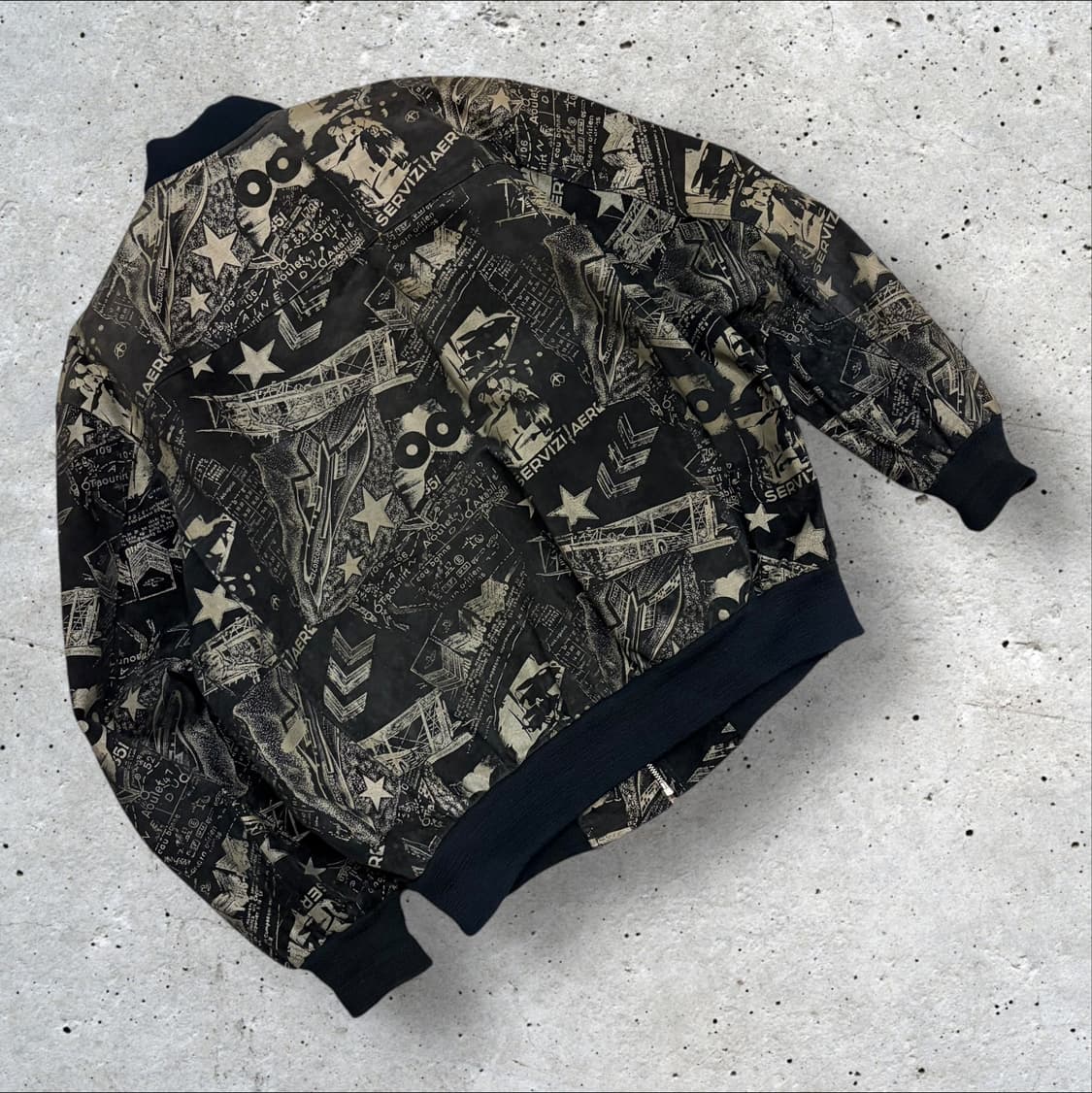 Maepsy vtg 빈티지 레더 집업 자켓 블랙 B645 상품이미지2