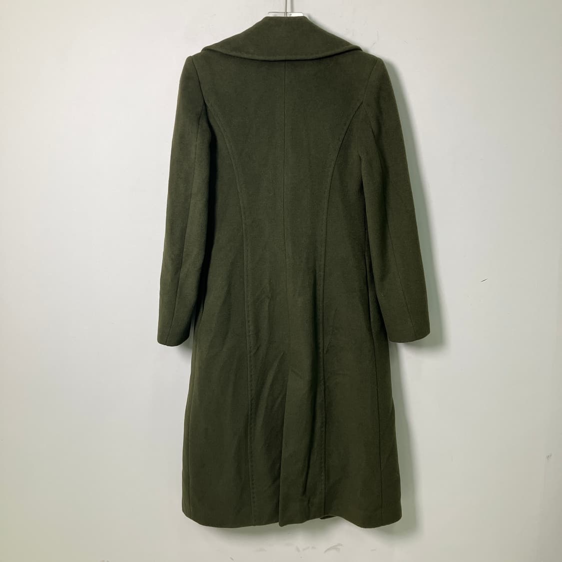 돌체앤가바나 카키 더블 브레스티드 울 롱코트 38 상품이미지2