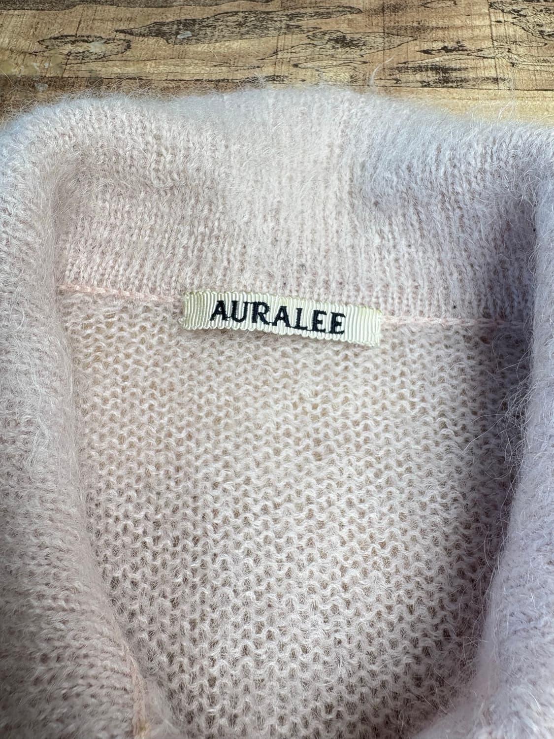 오라리 슈퍼키드 모헤어 니트 핑크 4사이즈 상품이미지2