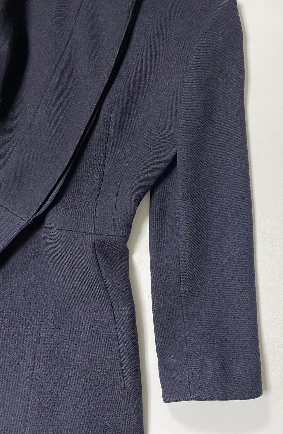 [38] 마르니 히든 버튼 카라 디테일 모100% 롱 코트 상품이미지4