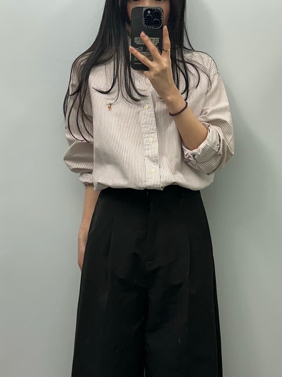 폴로 랄프로렌 스트라이프 옥스포드 셔츠 상품이미지1