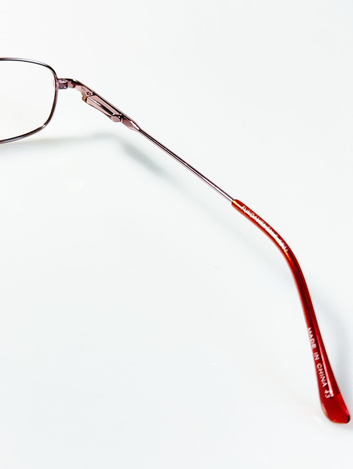 Fundamentals 핑크 슬림 스퀘어 메탈 프레임 빈티지 안경 상품이미지7