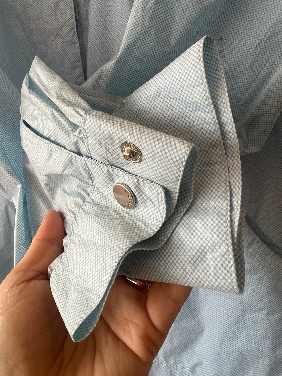 헤지스골프 여성 스카이블루 바람막이점퍼 아노락후드점퍼 상품이미지4