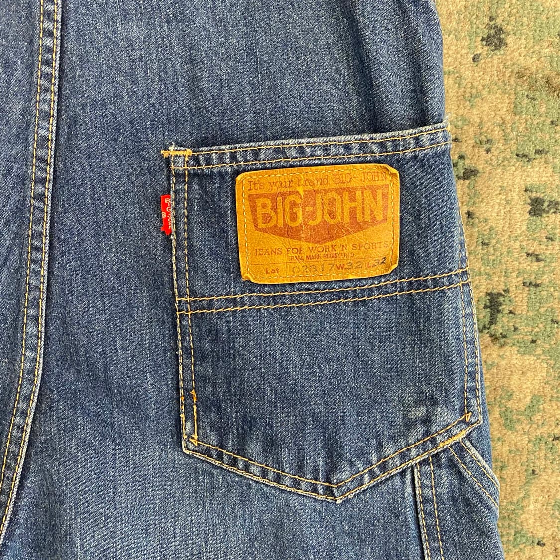 빅존 중청 데님 오버롤 상품이미지9