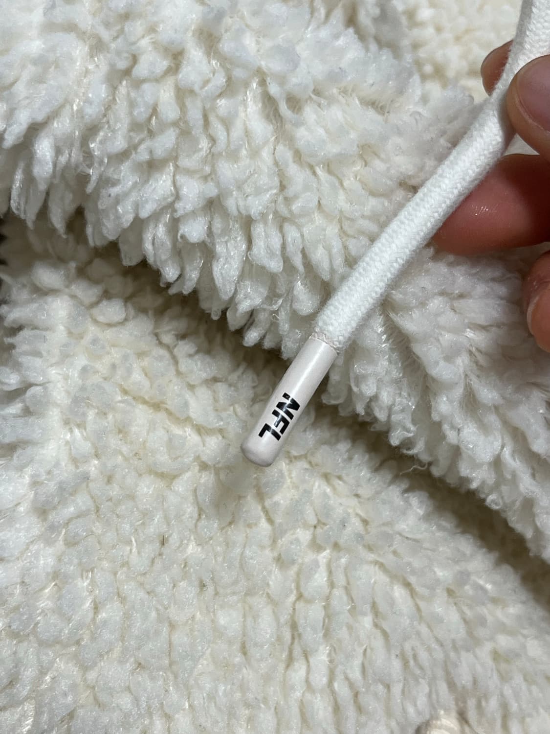 NFL 플리스 후드 자켓 아이보리 상품이미지6