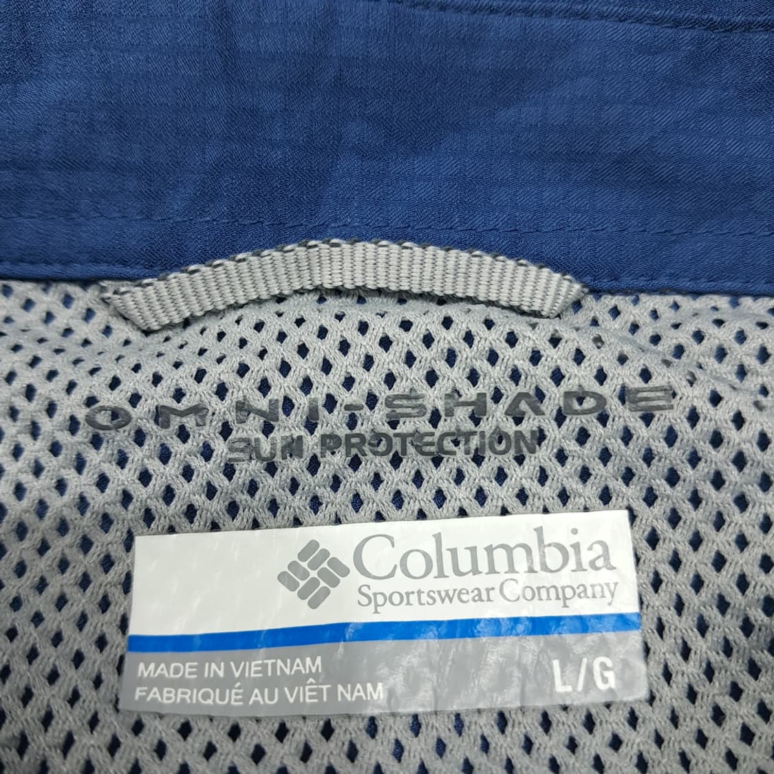 CL648 L 컬럼비아 옴니쉐이드 립스탑 블루 셔츠 남방 상품이미지4