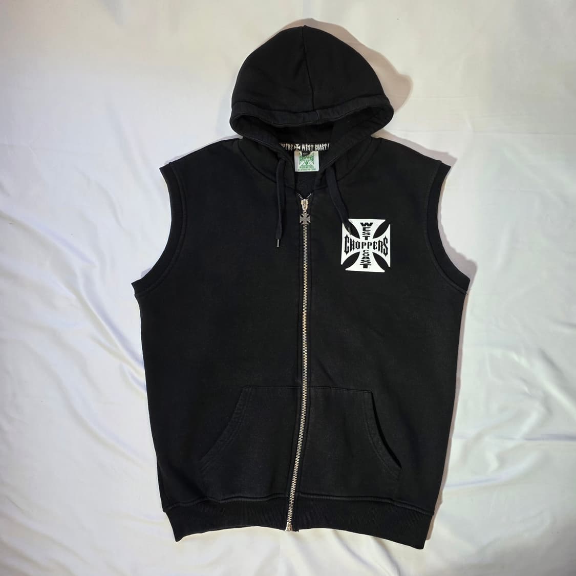 [2XL]웨스트 코스트 초퍼스 슬리브리스 후드집업 상품이미지2