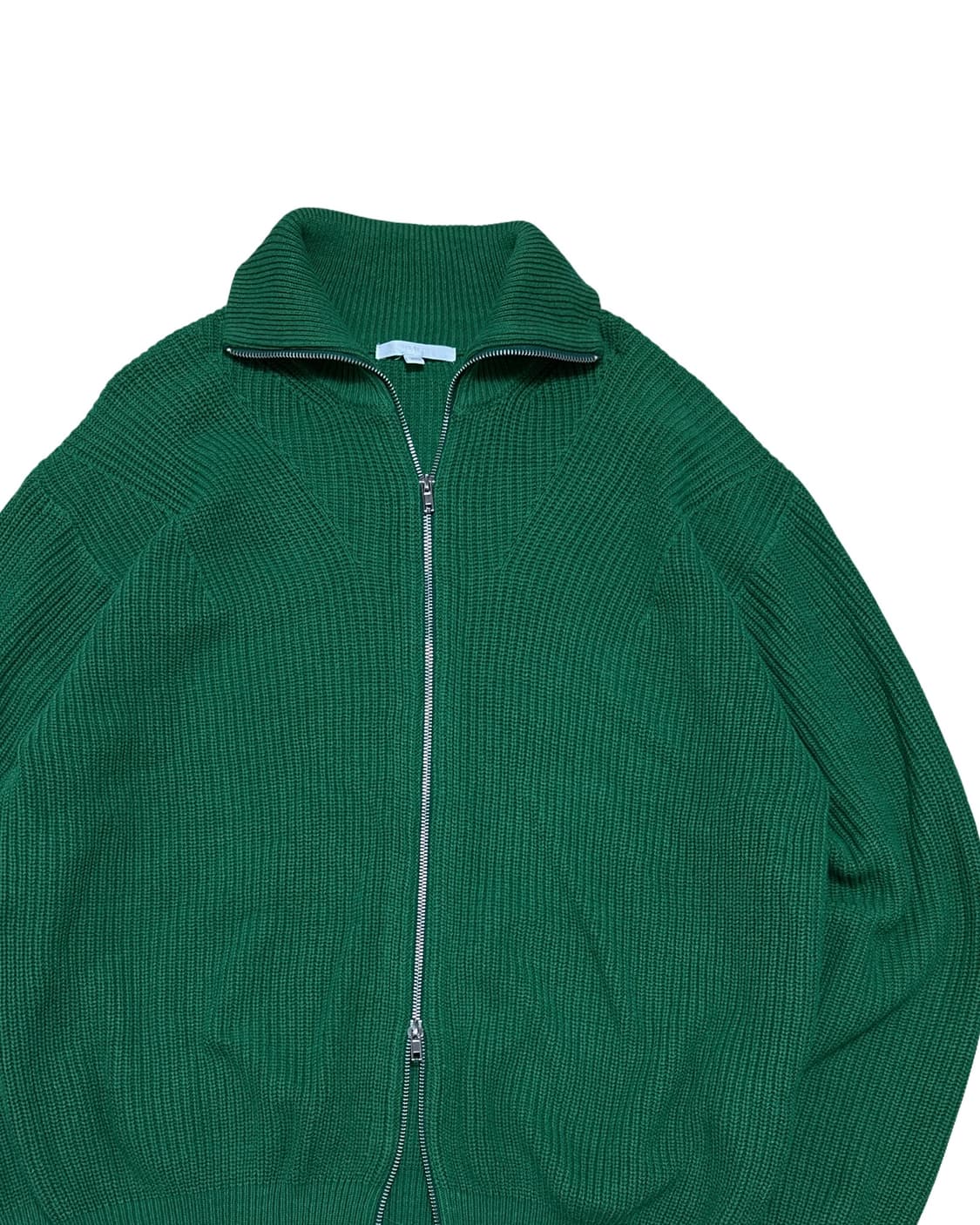 키뮤어 그린 투웨이 니트집업 상품이미지2