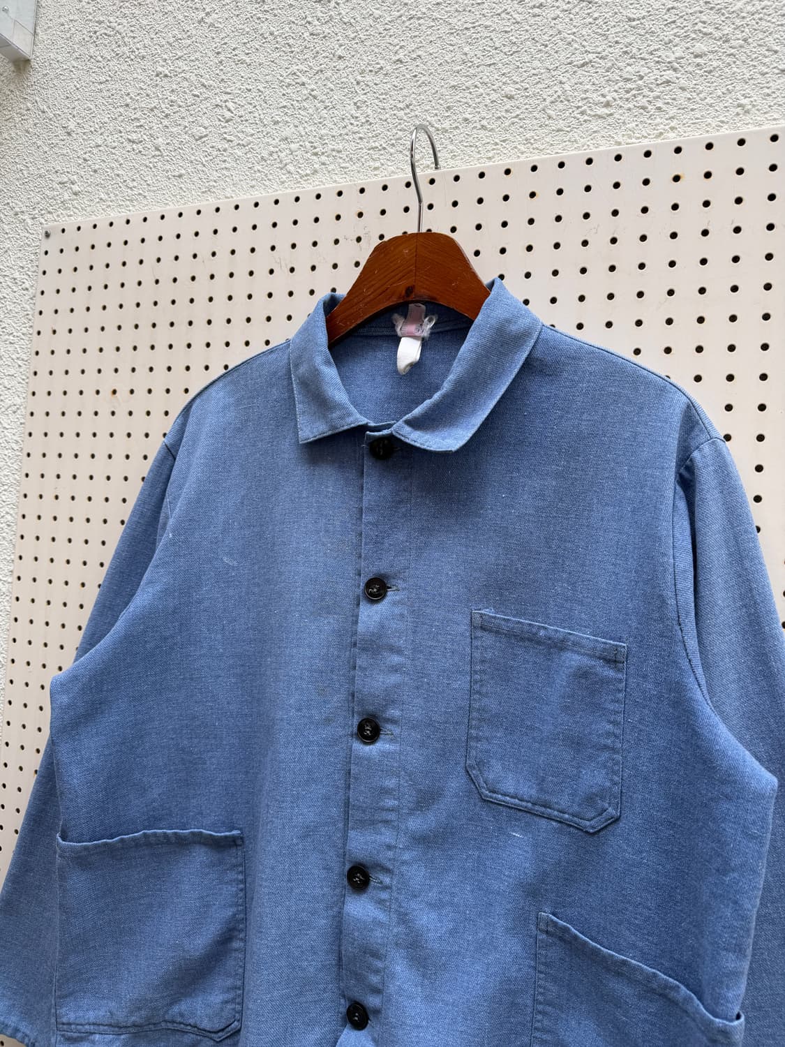 OLD VINTAGE WASHED LIGHT BLUE 프렌치워크자켓 상품이미지7