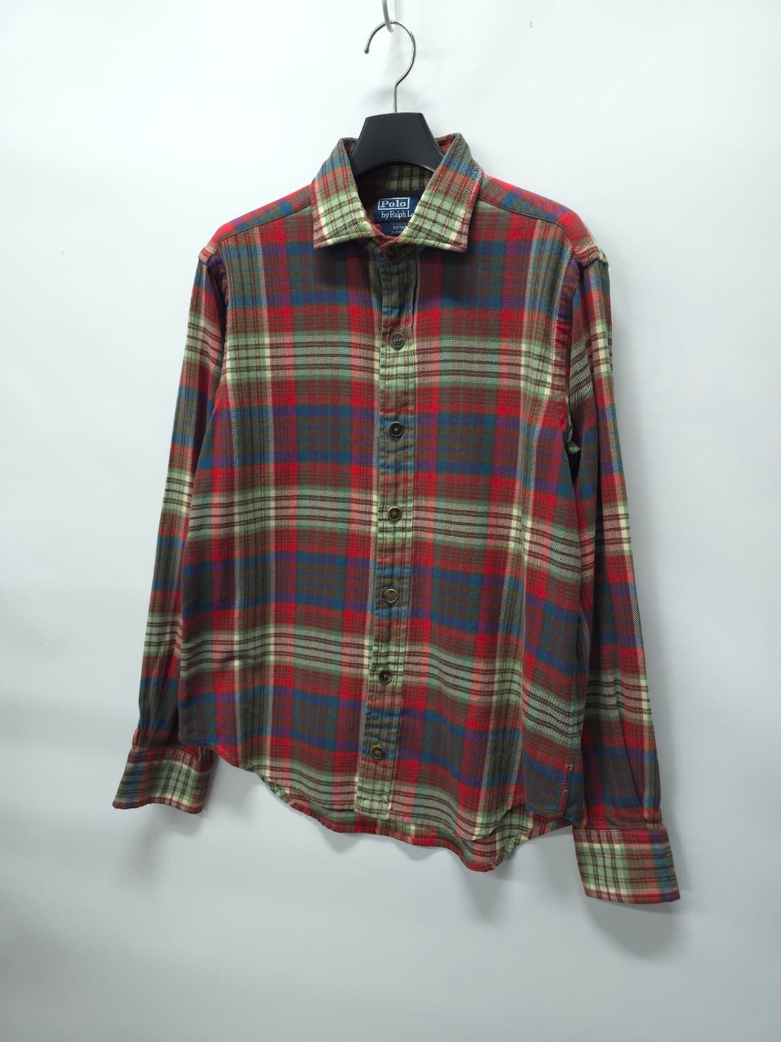 폴로 랄프로렌 에스테이트 클래식핏 체크 플란넬 셔츠(~66반) 상품이미지2