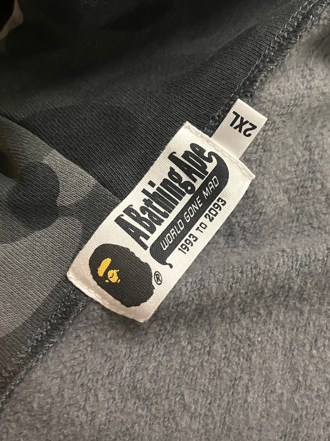 새상품급) 베이프 오리지널 흑계 샤크 후드집업  상품이미지3