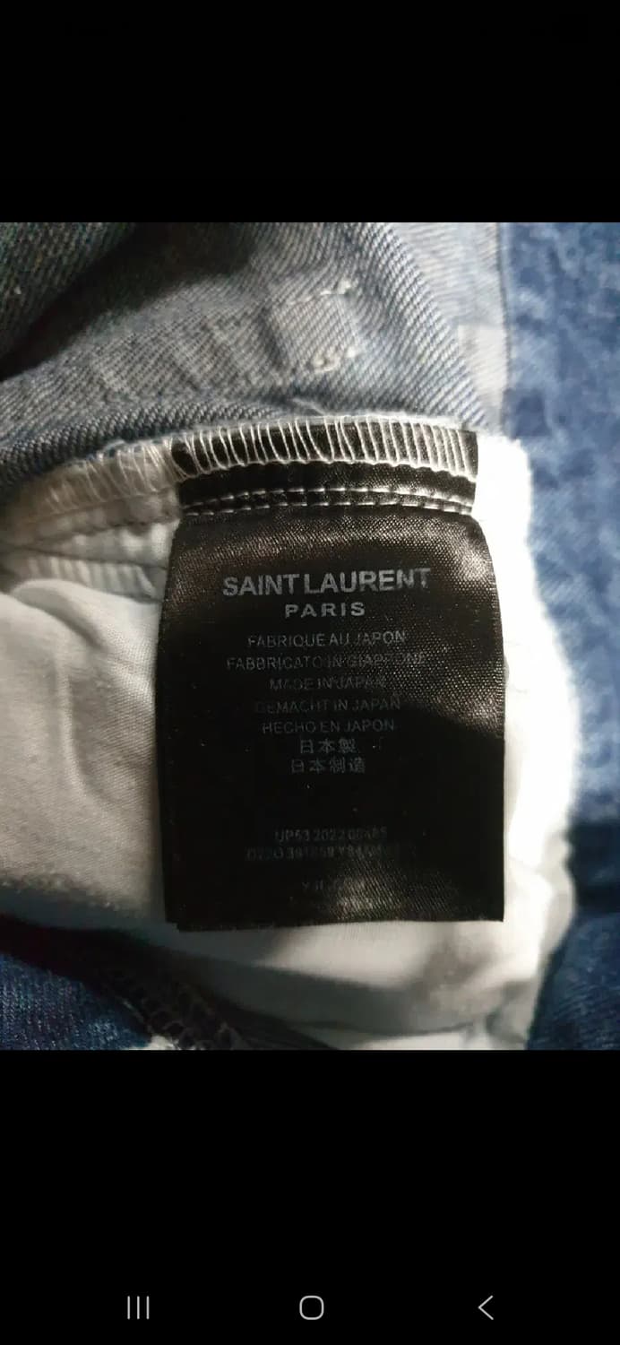 생로랑 여성 청바지. 싸이즈 XS 상품이미지8