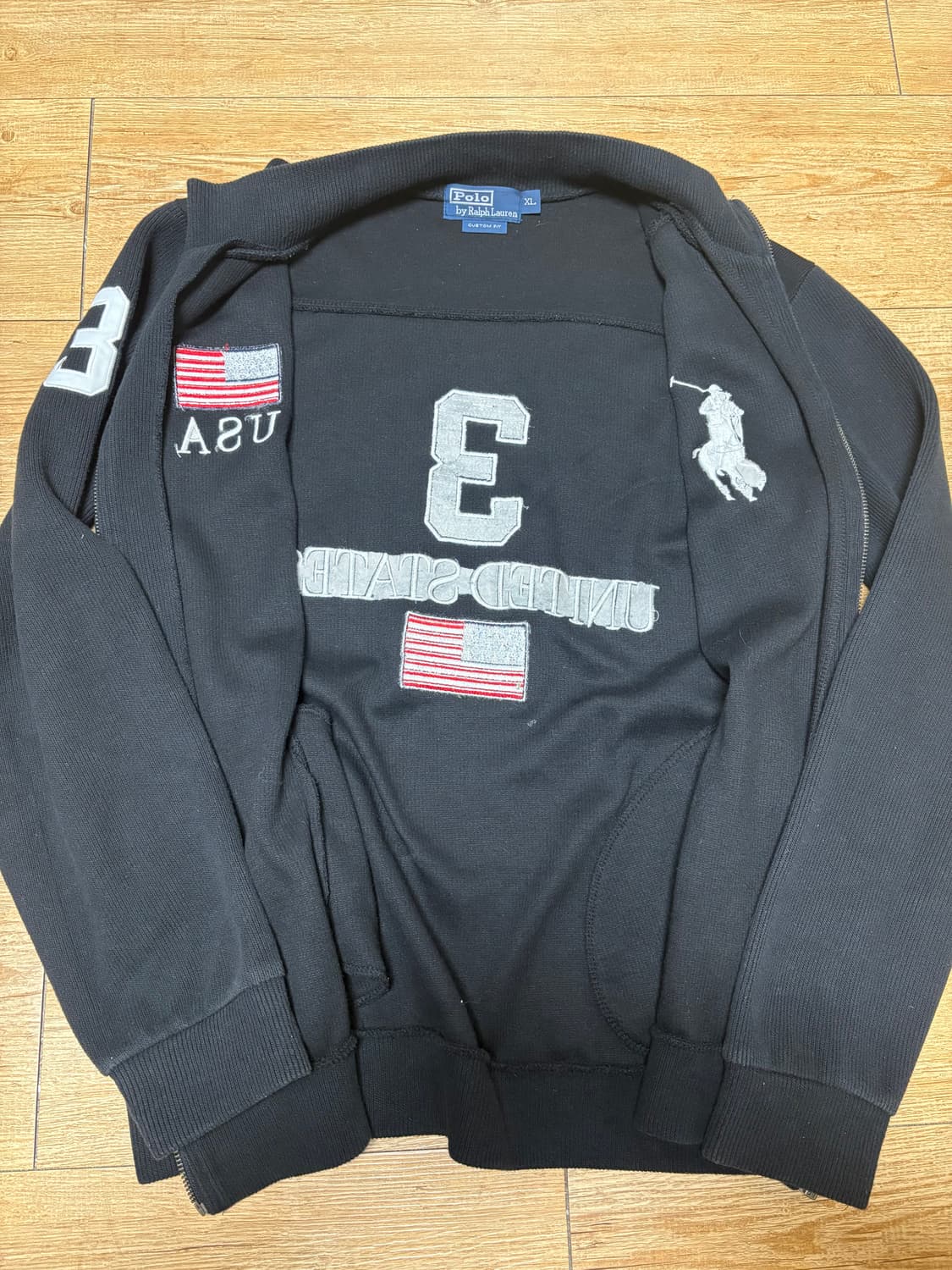 폴로 성조기 집업 상품이미지4