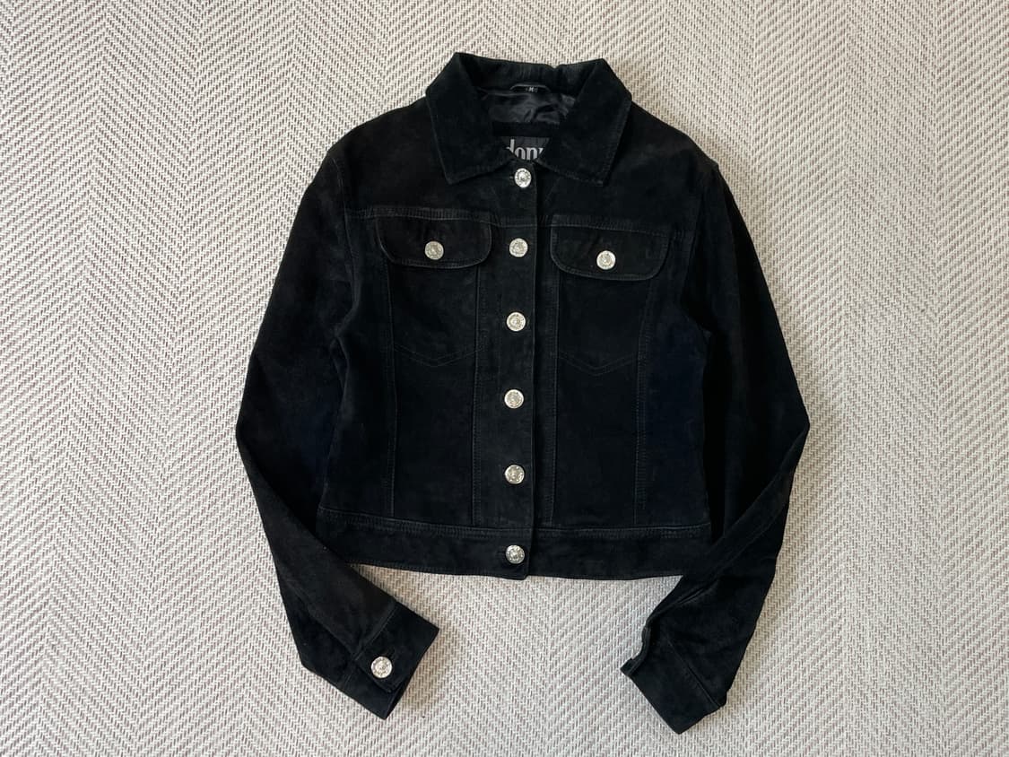 빈티지 donna 돈피 스웨이드 트러커 실버은장 자켓 J03915 상품이미지7
