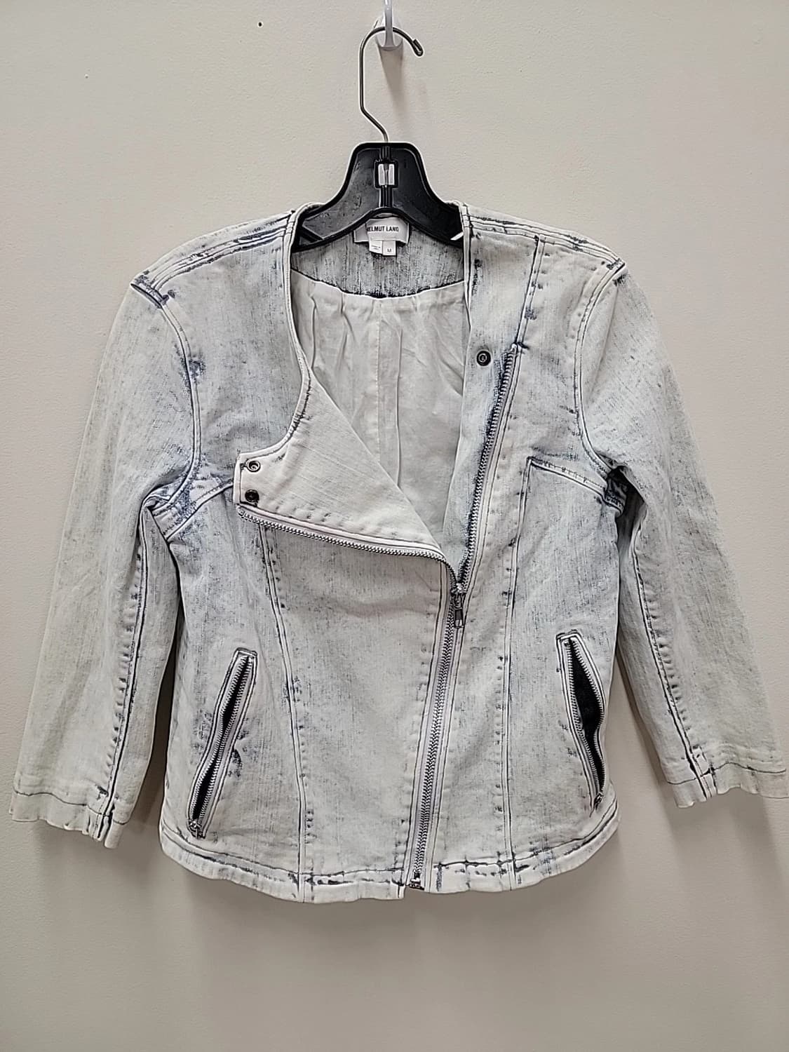 헬무트 랭 애시드 워시 데님 모토 자켓 상품이미지1