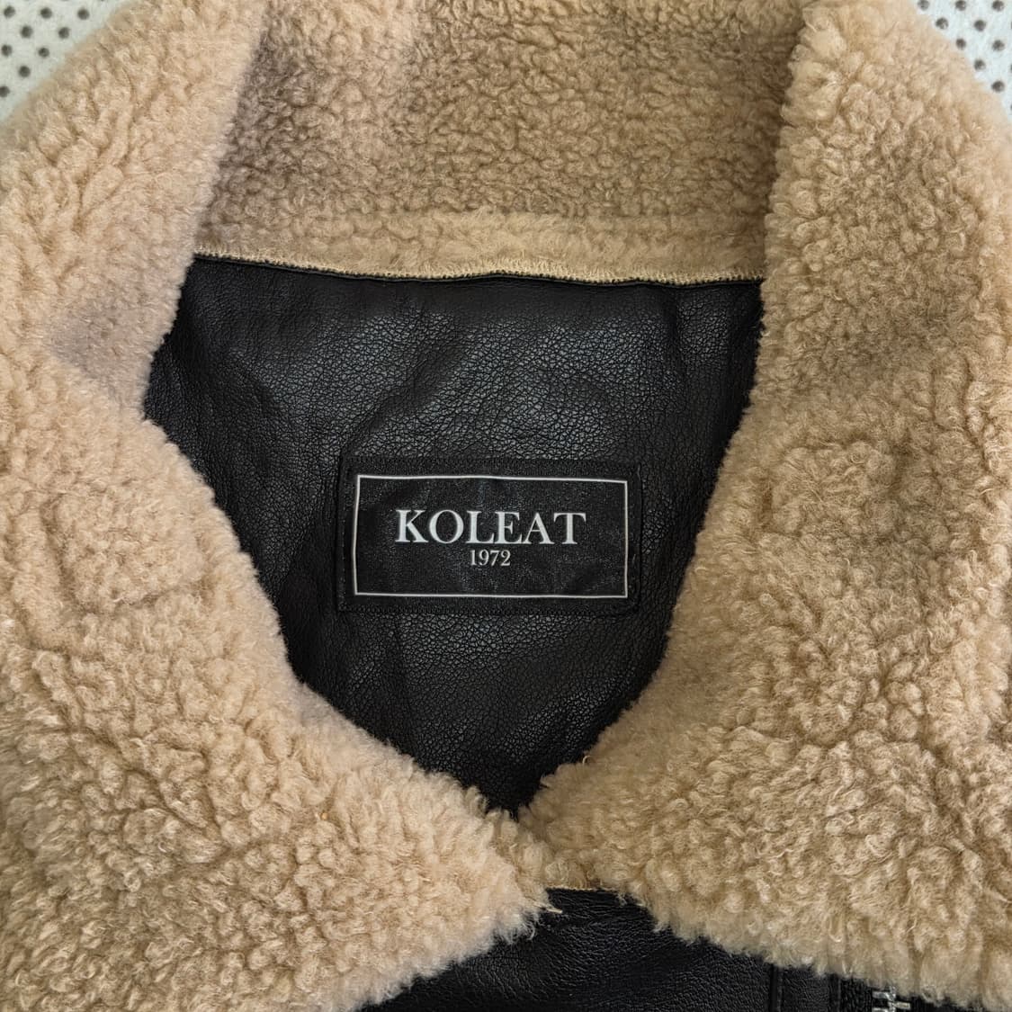 Koleat 콜릿 오버핏 그랑스 무스탕 플리스 자켓 상품이미지5