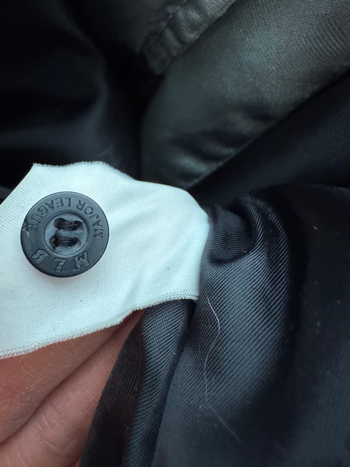 MLB 양키즈 실버 스타디움 바시티 패딩 후드 점퍼 XL 상품이미지4