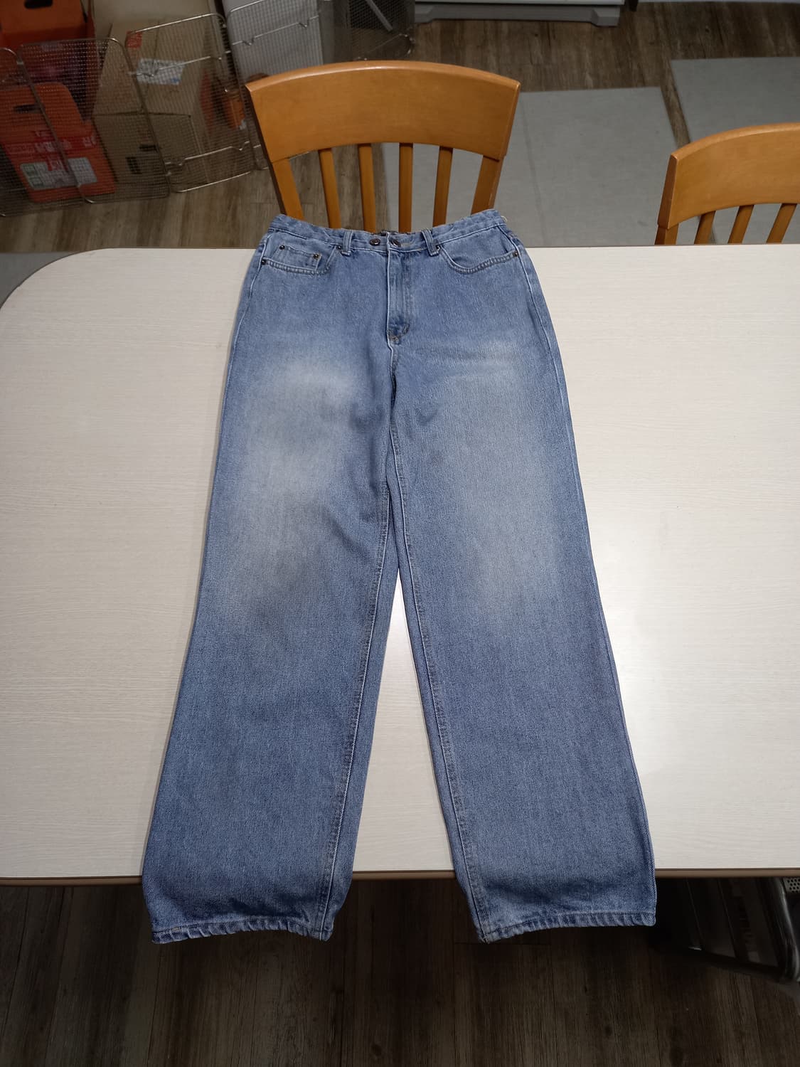 29 MILLIONCOR 하이웨이스트 스판 세미와이드진 29-547 상품이미지1