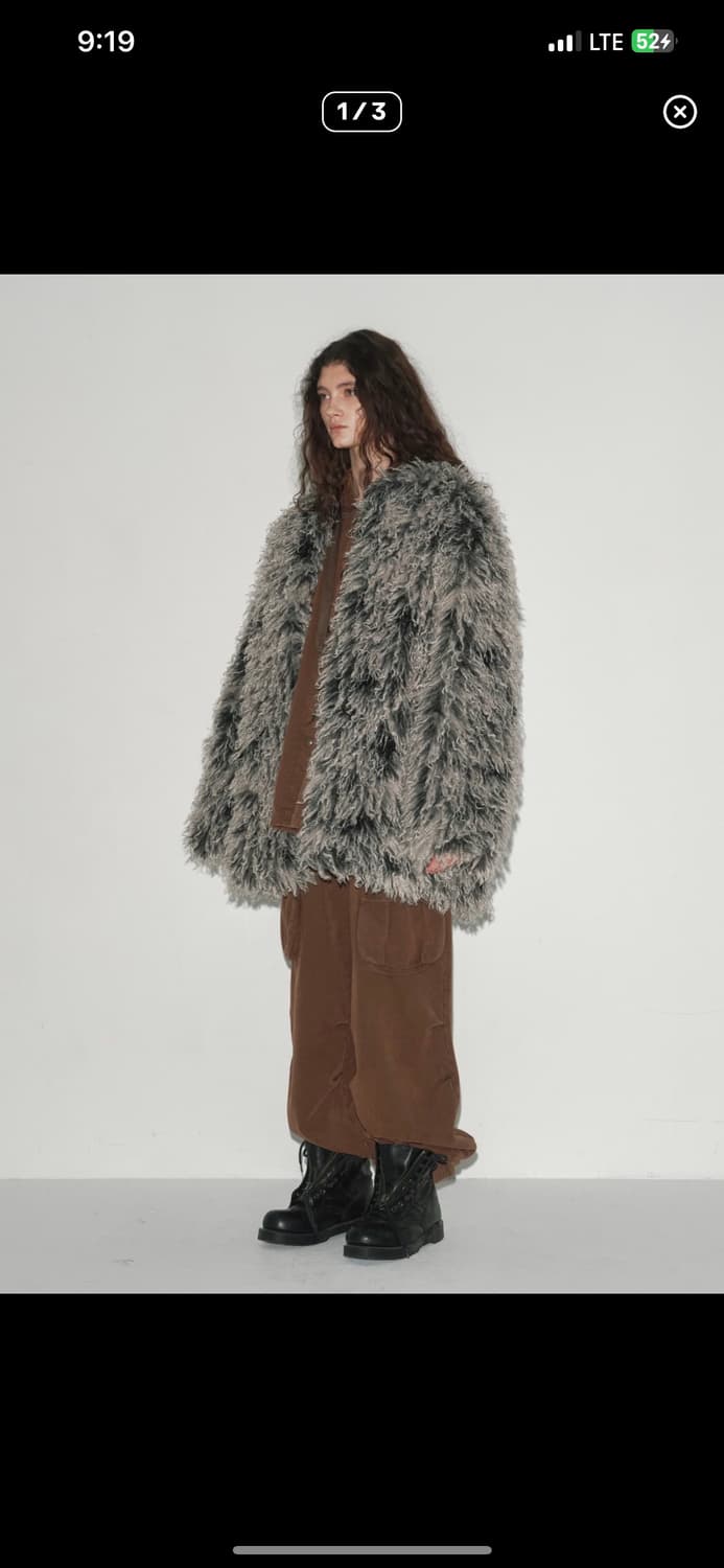 SEO CURLY FAUX FUR COAT 에스이오 상품이미지2
