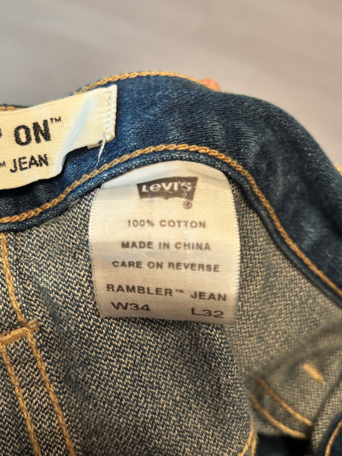 Levi's Movin' On 람블러 청바지 W34 상품이미지4