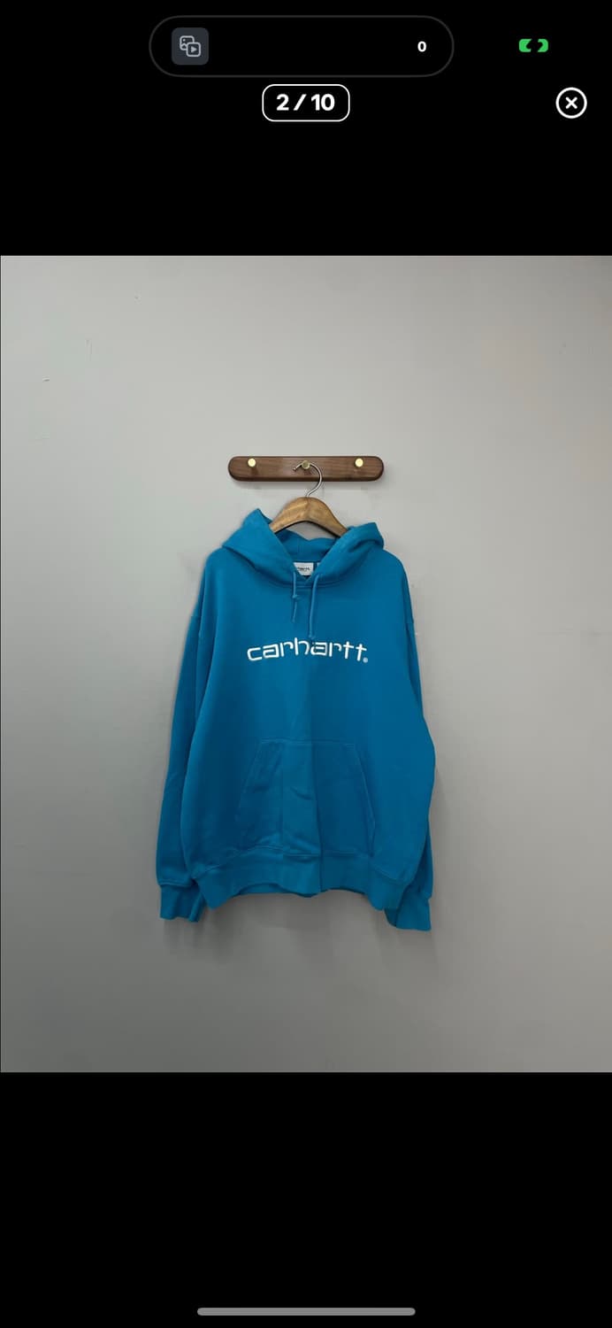 칼하트 WIP 스펠아웃 후드티 A3318 상품이미지2