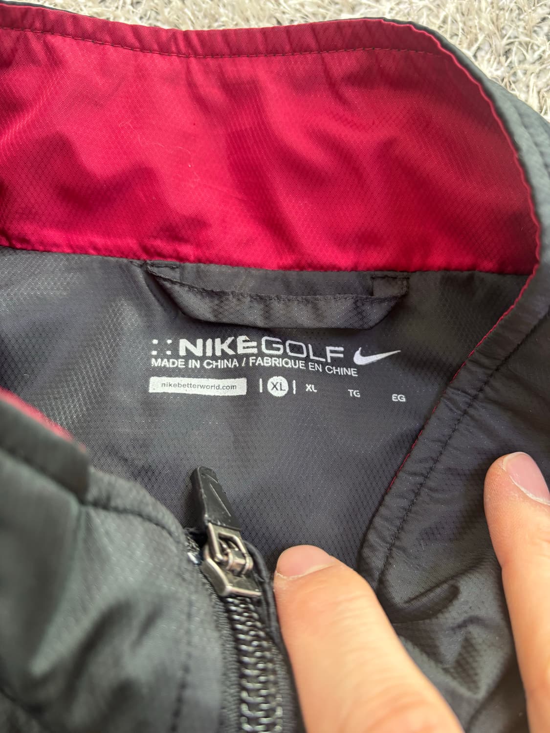 일본판 나이키 2WAY 집업 자켓 사이즈 105 상품이미지3