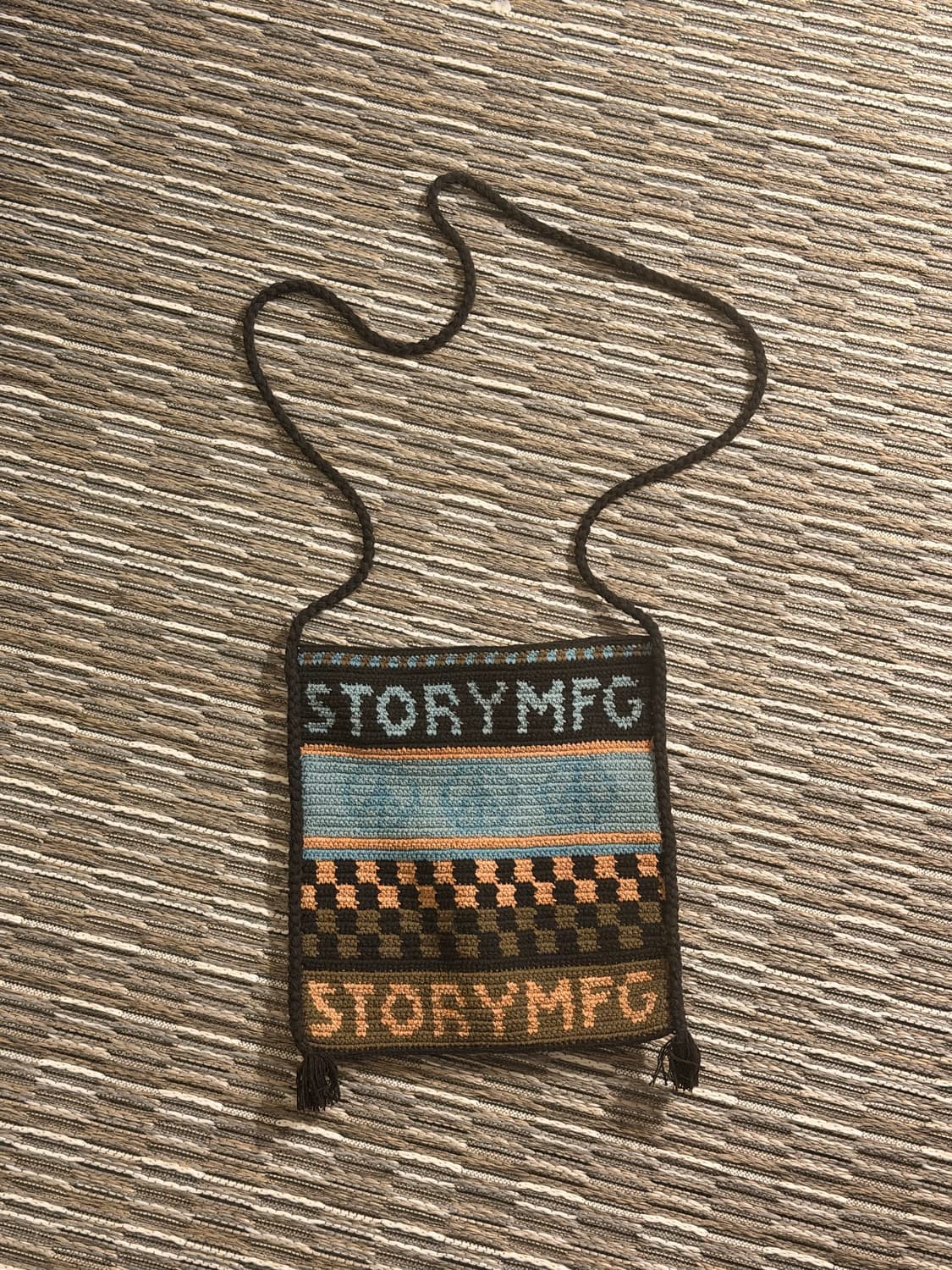 Story mfg 코튼 크로셰 숄더백 새상품 상품이미지1