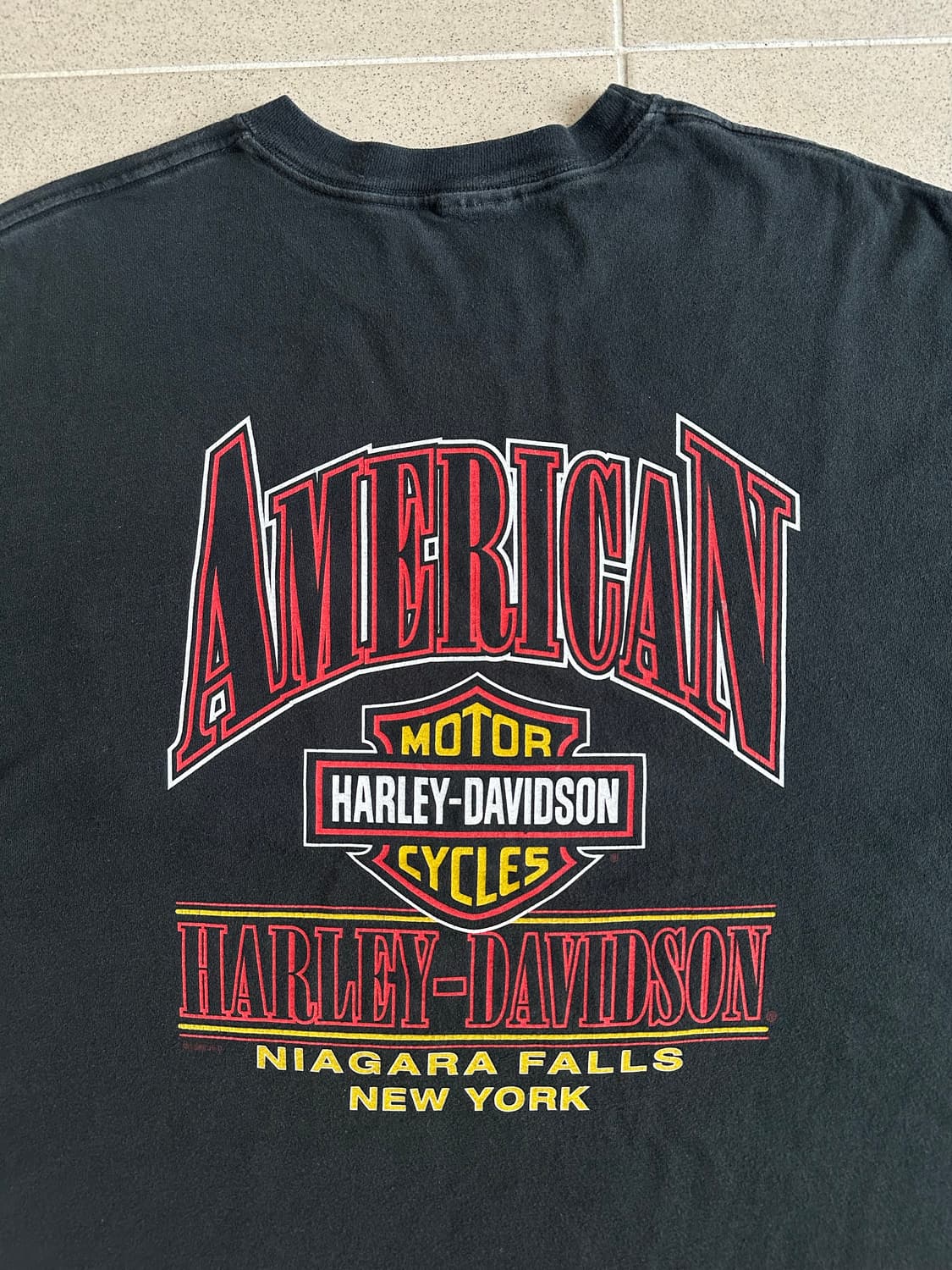 00s 빈티지 할리데이비슨 플레임 롱슬리브 티셔츠 상품이미지3